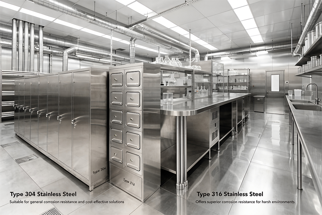 cleanroom stainless steel 304 316 furniture