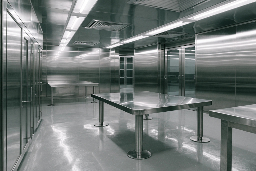 cleanroom environment stainless steel furniture